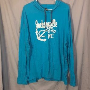 Blue long sleeve shirt